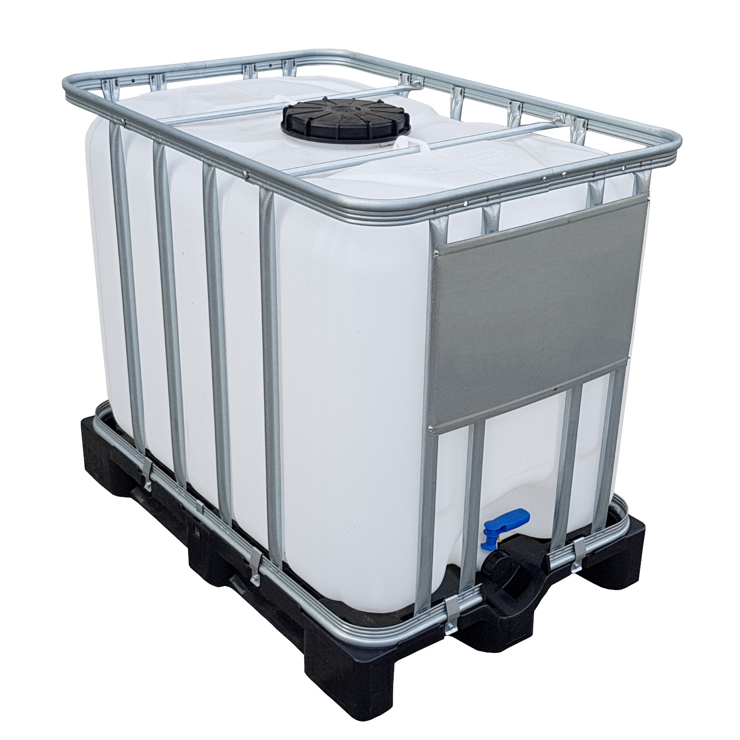 600l IBC Wassertank Container auf Kunststoffpalette