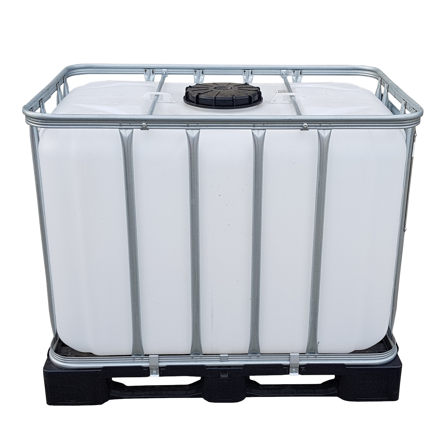 600l IBC Wassertank Container auf Kunststoffpalette
